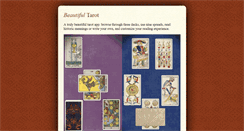 Desktop Screenshot of beautifultarot.com