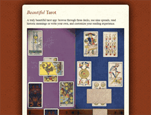 Tablet Screenshot of beautifultarot.com